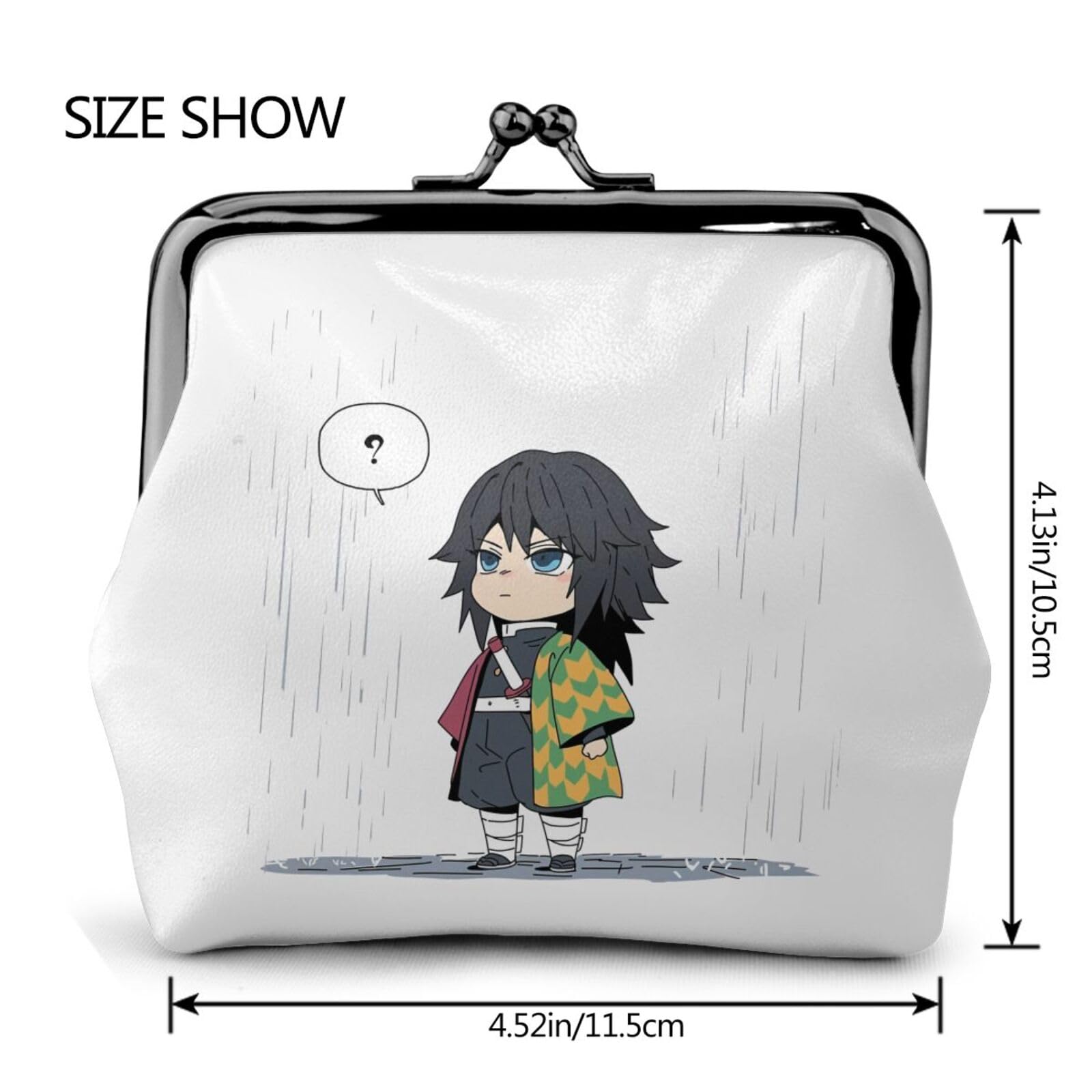 Amazon.co.jp: 財布 鬼滅の刃 水柱 冨岡 義勇 がま口財布 さいふ 蝦蟇